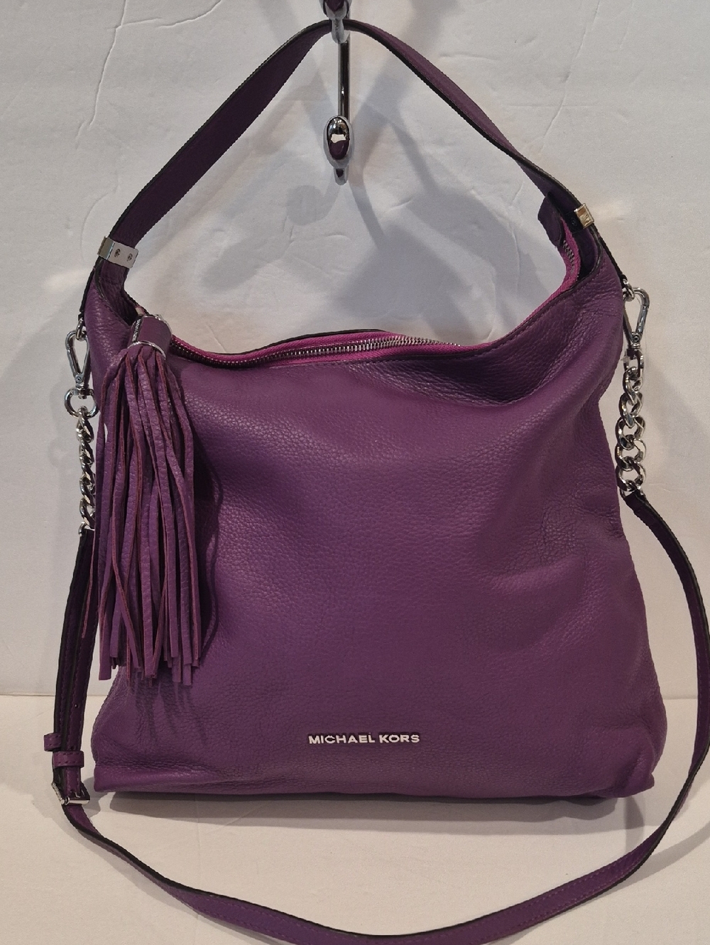 MICHAEL KORS MK Large Weston Tassel Shoulder Bag